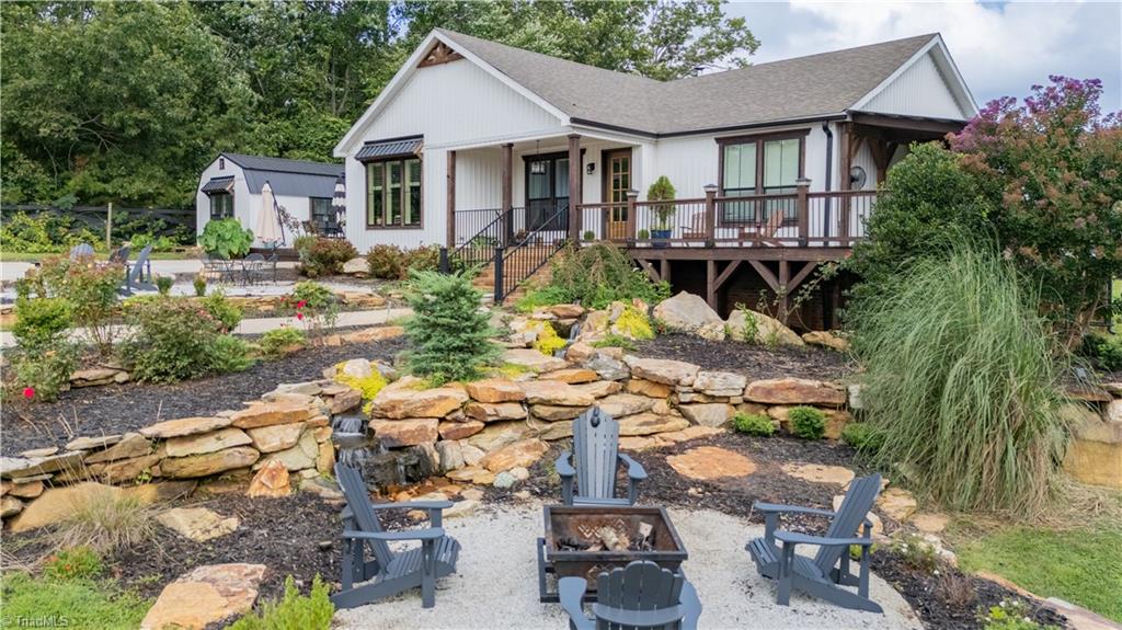 1009 Ray Loop Road Westfield, NC 27053 - Photo 9 of 45 Fire pit area perfect for roasting hot dogs or enjoying those smores