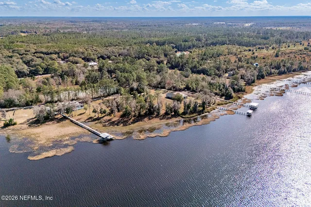 a view of an ocean and beach