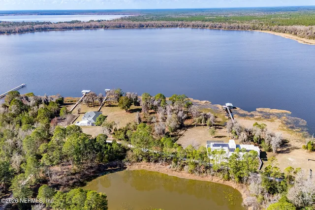 a view of a water with an ocean view