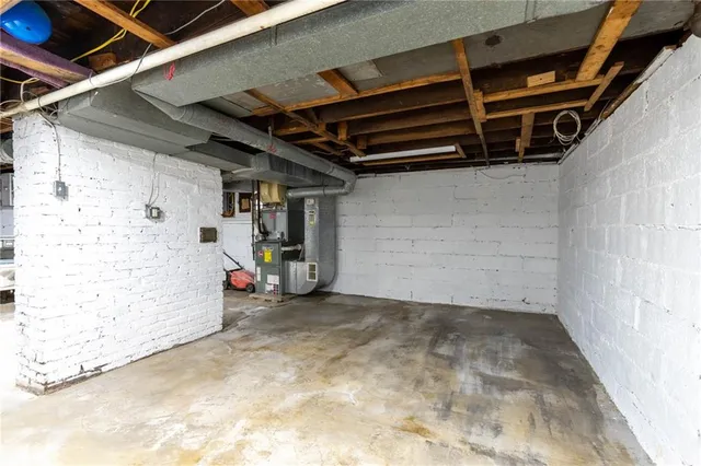 a view of storage and utility room