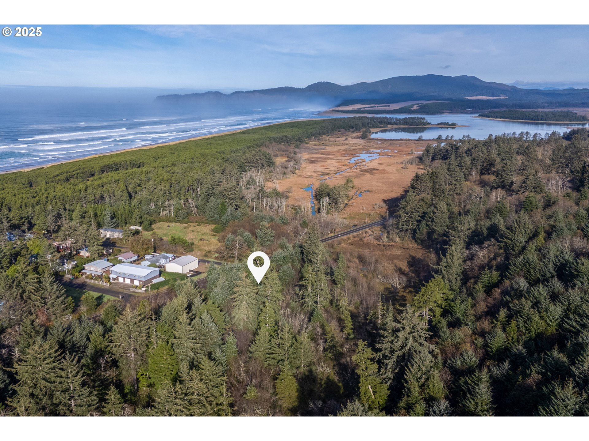 a view of lake with mountain