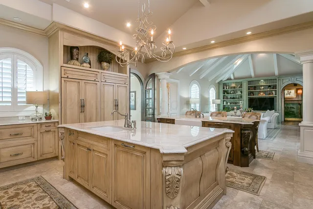 a bathroom with a sink a vanity and a mirror