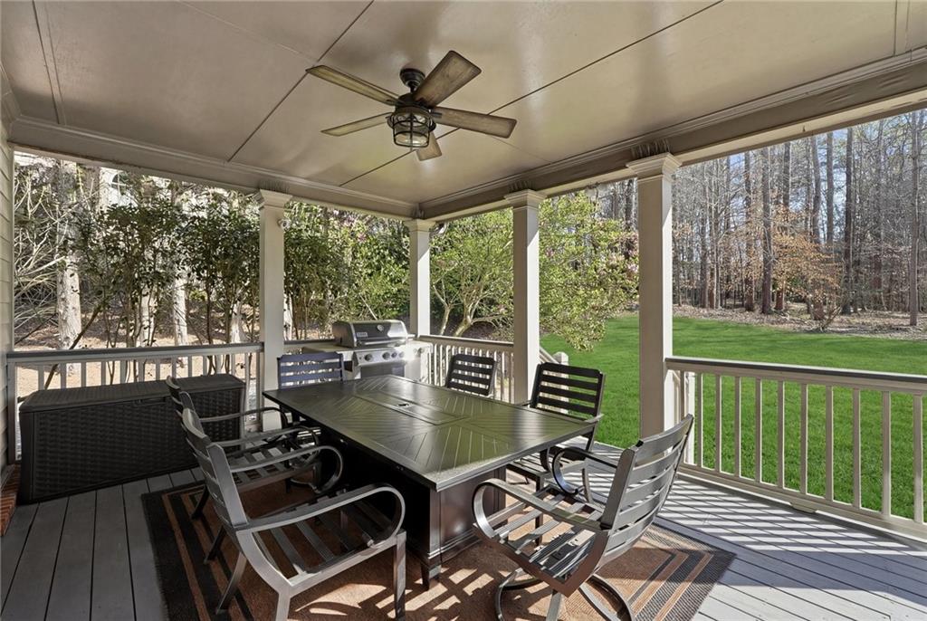 800 Barberry Drive Milton, GA 30004 - Photo 46 of 63 a view of a dining room with furniture window and outside view