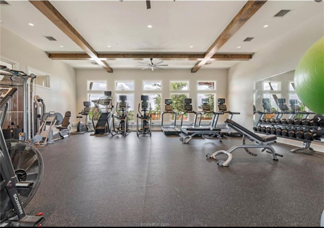 5102 Greenstone Way Bryan, TX 77802 - Photo 23 of 29 a view of a room with gym equipment