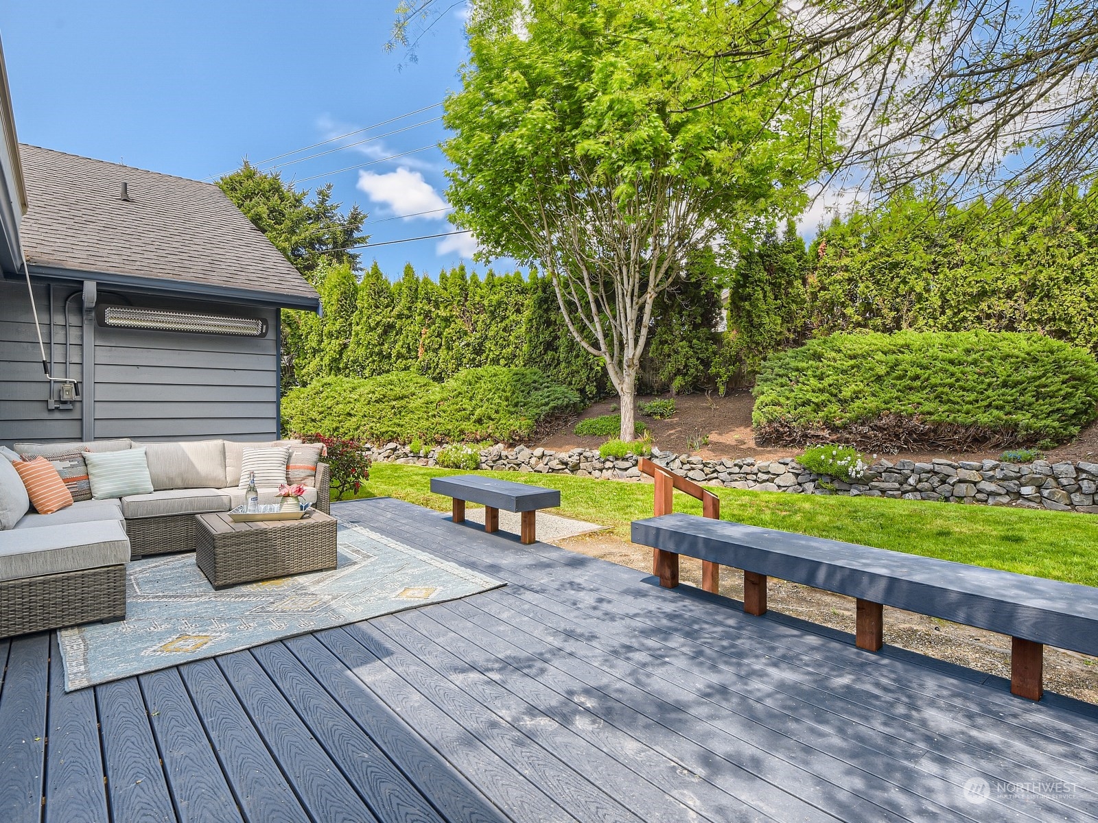 24207 15th Place Southeast Bothell, WA 98021 - Photo 21 of 27 a view of a patio with couches and potted plants