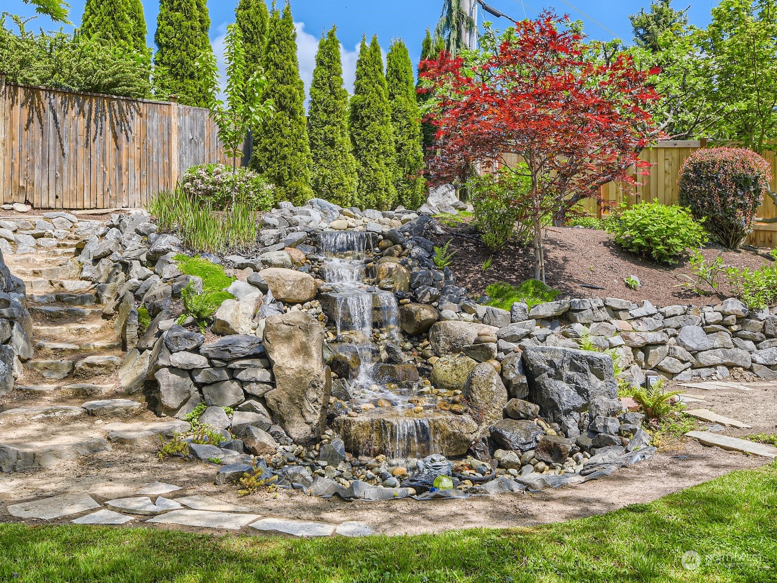 24207 15th Place Southeast Bothell, WA 98021 - Photo 24 of 27 a view of a yard with wooden fence