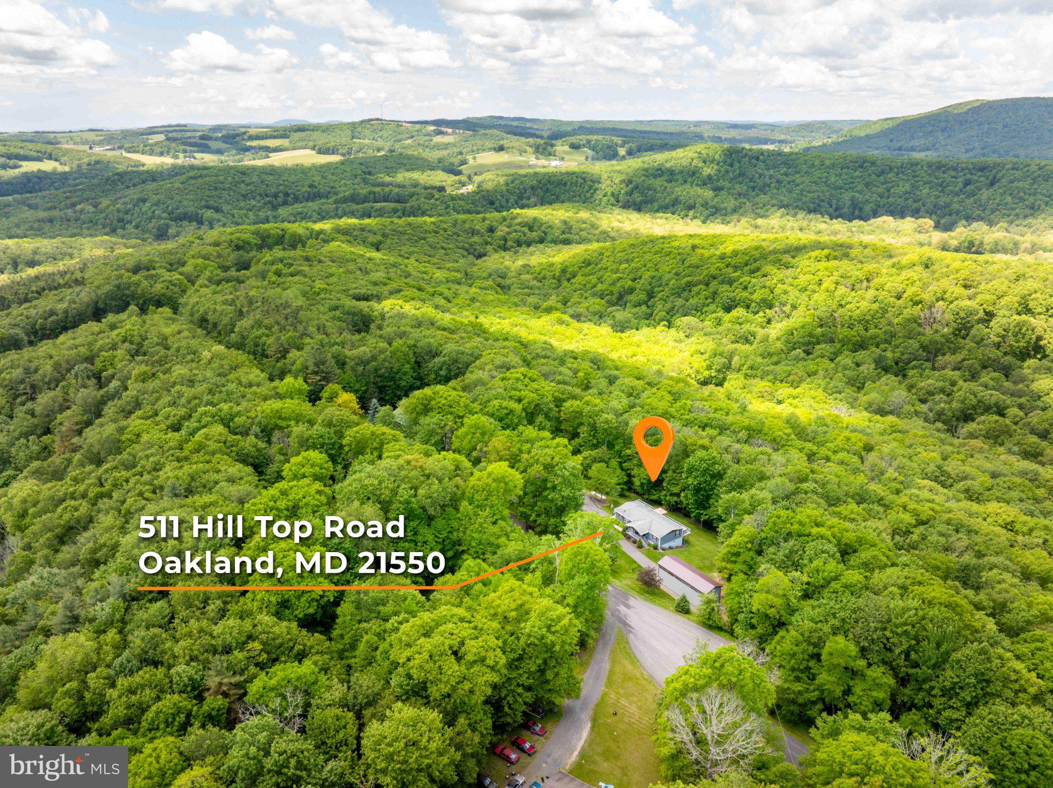 511 Hill Top Road Oakland, MD 21550 - Photo 15 of 51 Secluded retreat in lush greenery.