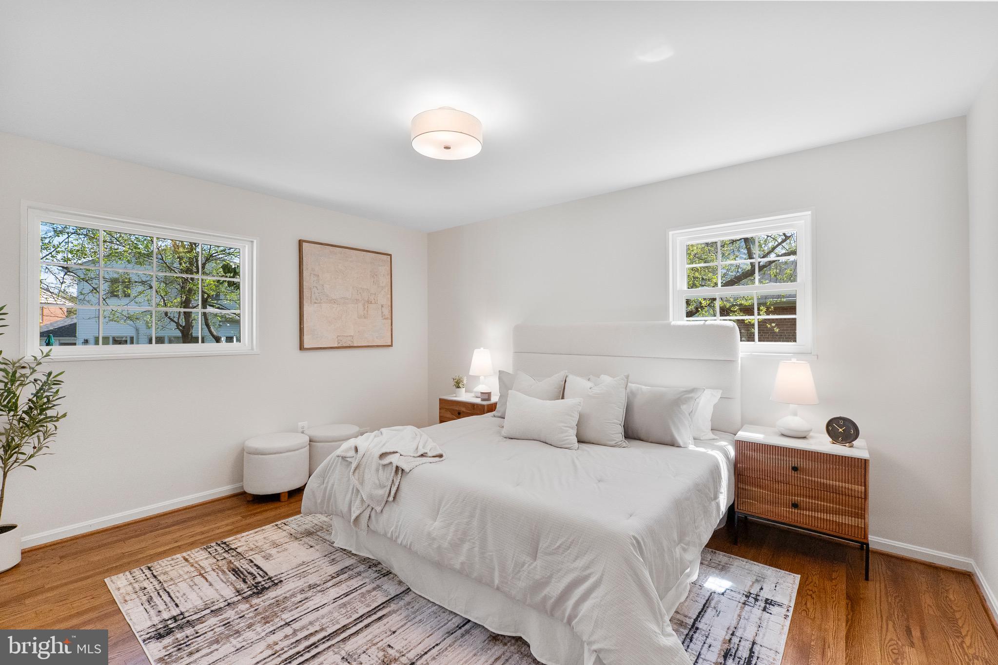 3003 Farm Road Alexandria, VA 22302 - Photo 22 of 49 a bedroom with a bed and a window