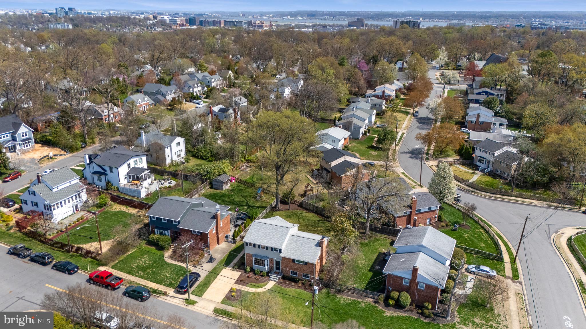3003 Farm Road Alexandria, VA 22302 - Photo 38 of 49 an aerial view of residential houses with outdoor space