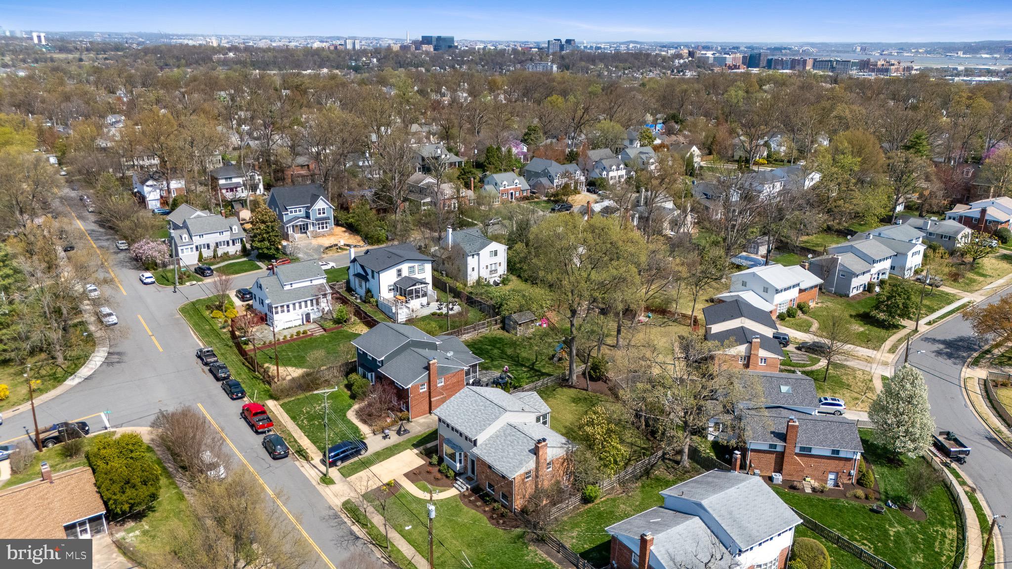 3003 Farm Road Alexandria, VA 22302 - Photo 47 of 49 an aerial view of residential houses with outdoor space