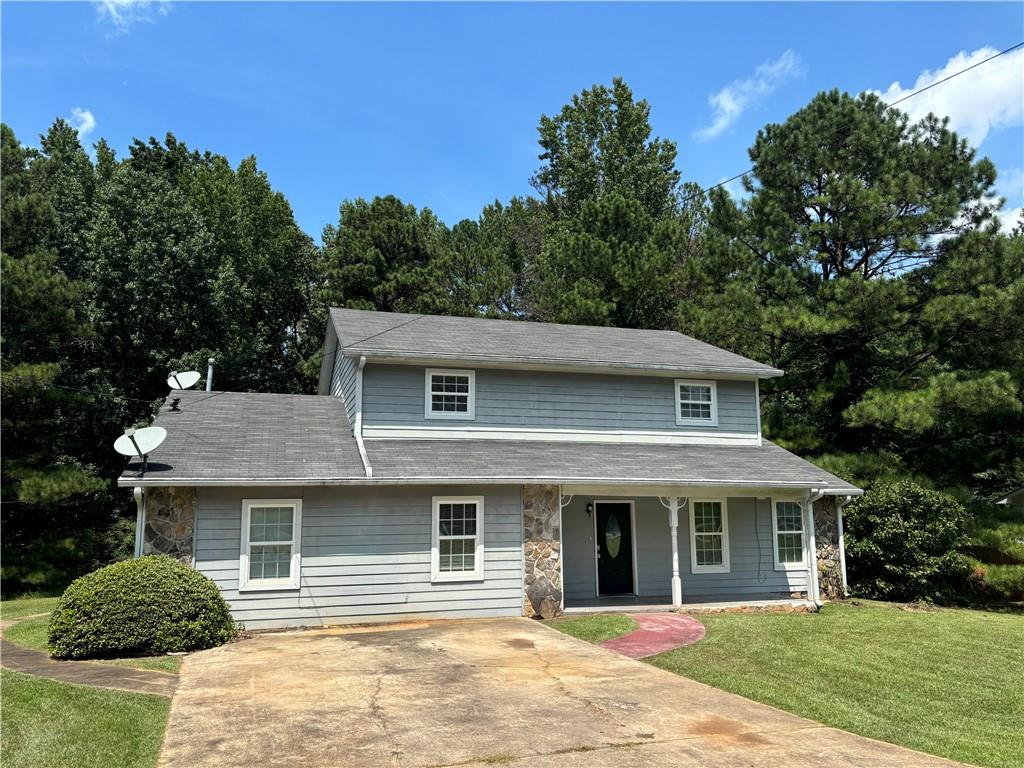 front view of a house