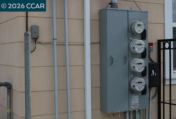 a close view of door lock