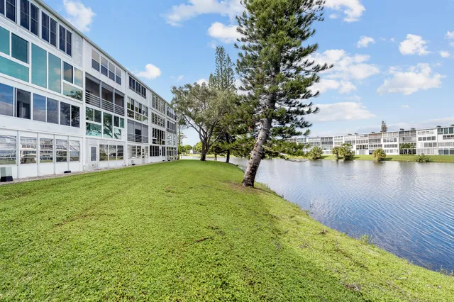 a view of building with lake view