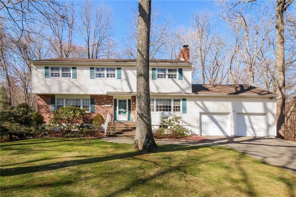 19 Shepard Road Woodbridge, CT 06525 - Photo 1 of 1 classic colonial exterior with vinyl siding and brick