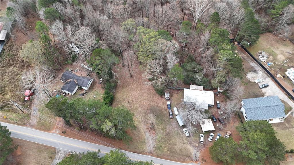 7307 Williams Road Flowery Branch, GA 30542 - Photo 24 of 30 an aerial view of residential house with outdoor space