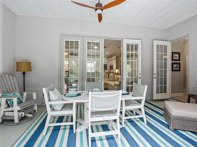 an aerial view of a tennis court