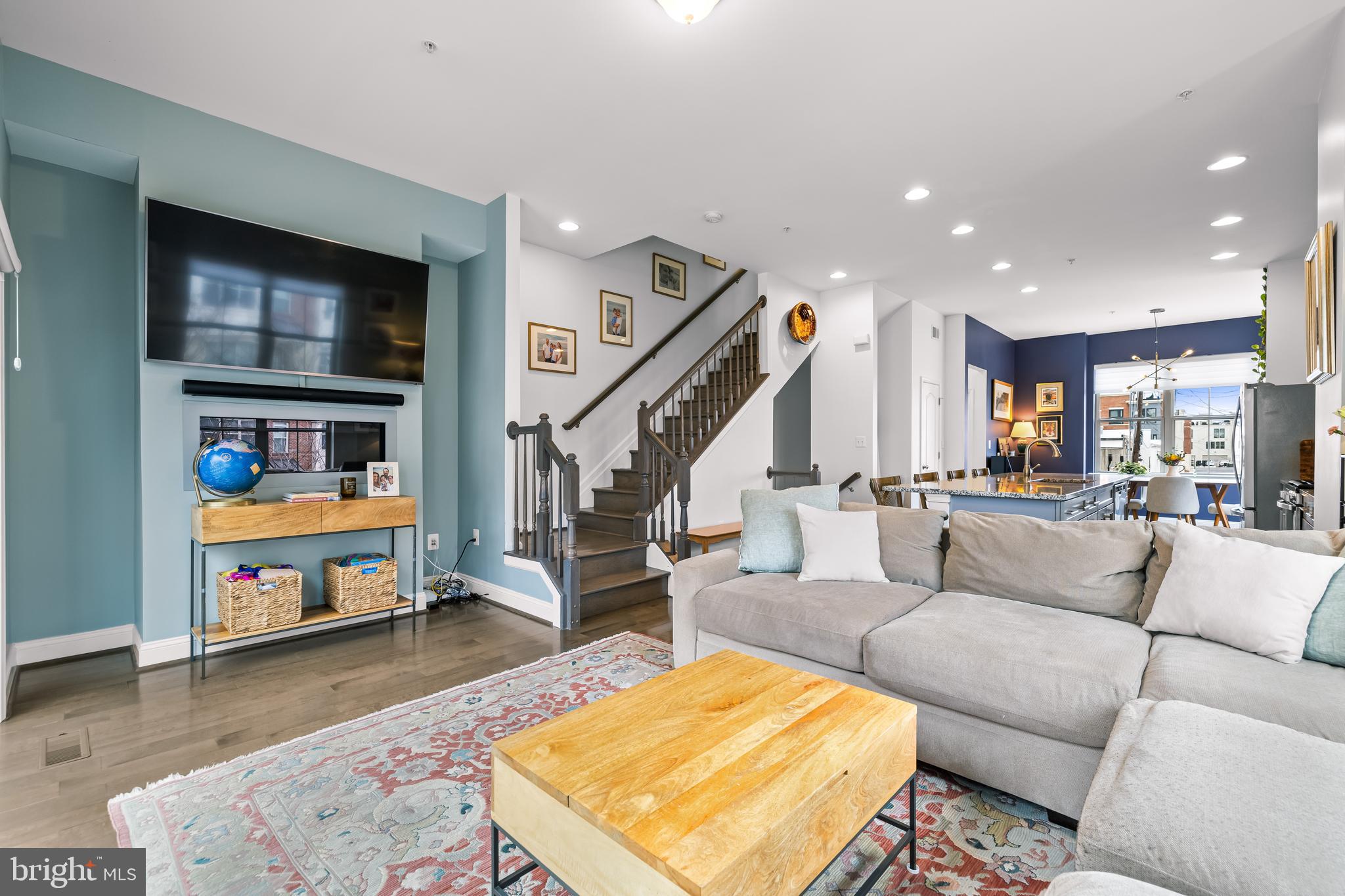 1201 Andre Street Baltimore, MD 21230 - Photo 9 of 39 a living room with furniture and a flat screen tv