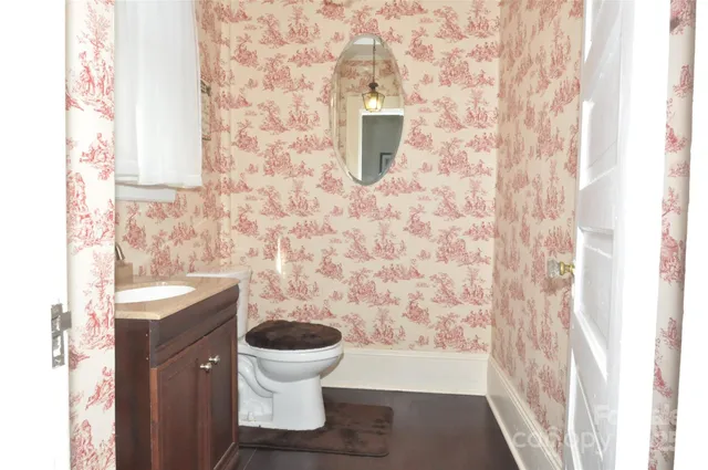 a bathroom with a sink and a toilet