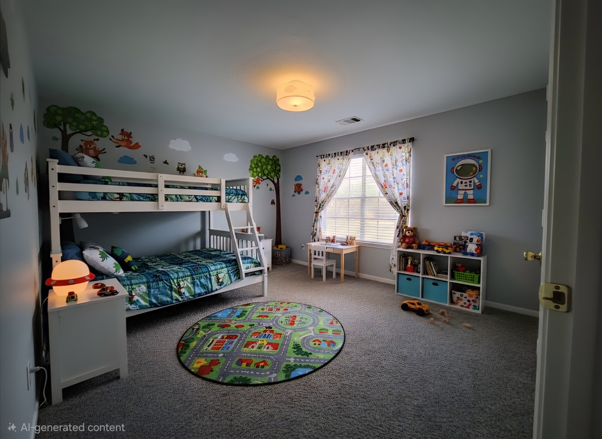 16903 Ridgemeadow Court Houston, TX 77083 - Photo 10 of 13 Spacious secondary bedroom. Virtually staged.