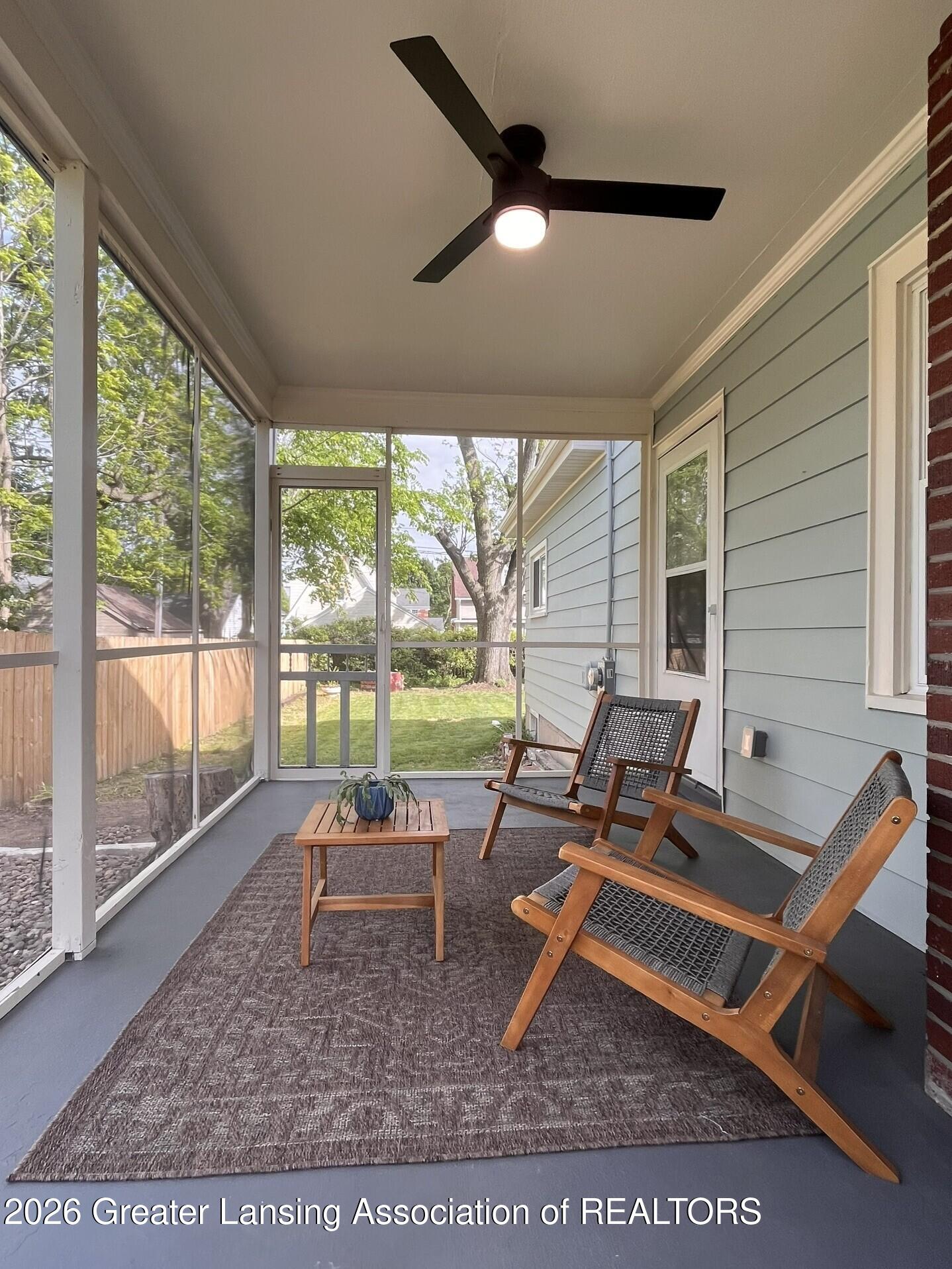 1615 Inverness Avenue Lansing, MI 48915 - Photo 40 of 43 Three Seasons Porch