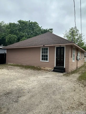 a backyard of a house