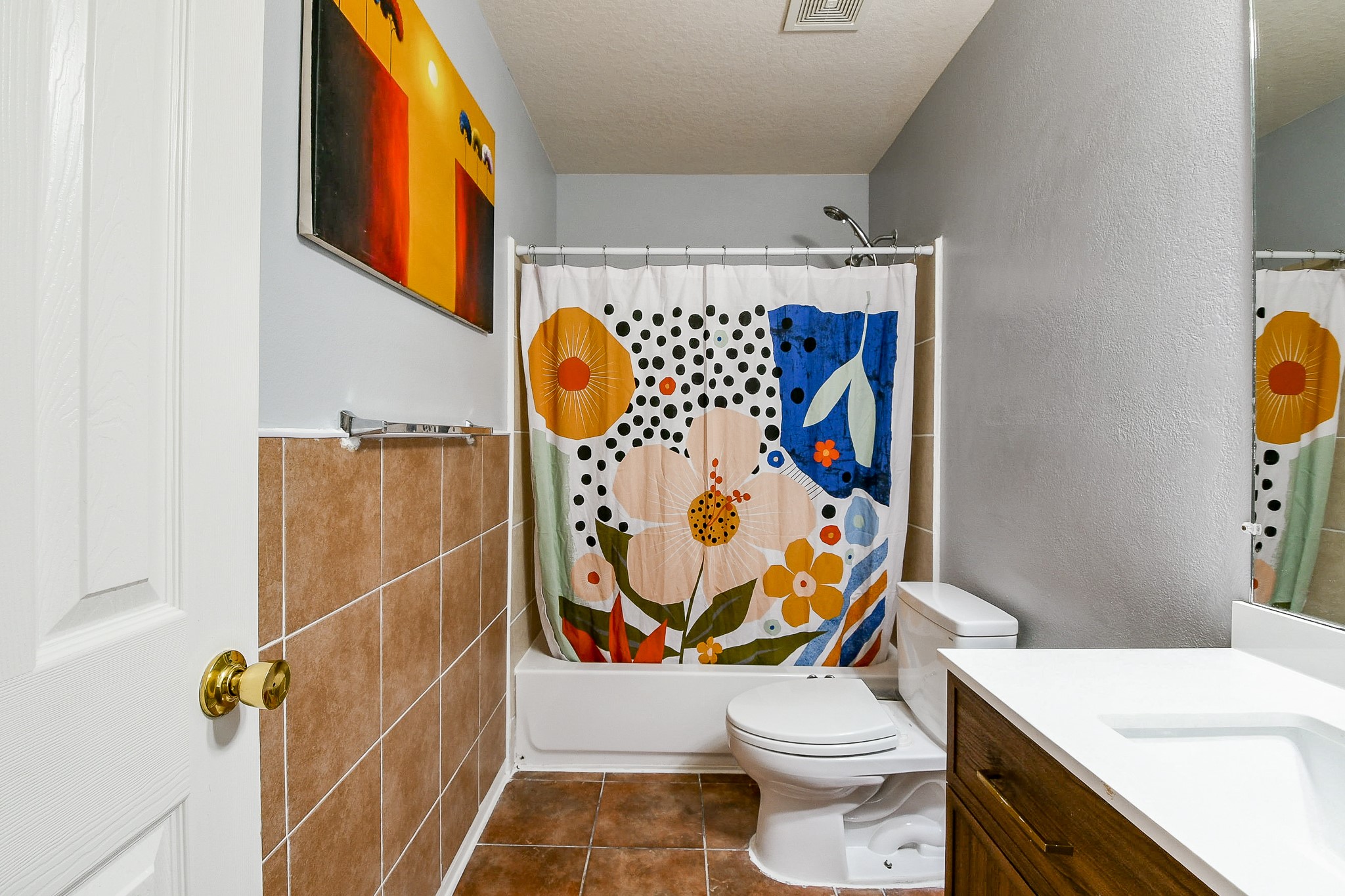 5818 Turmeric Drive Baytown, TX 77521 - Photo 40 of 50 a white toilet sitting next to a bathroom sink