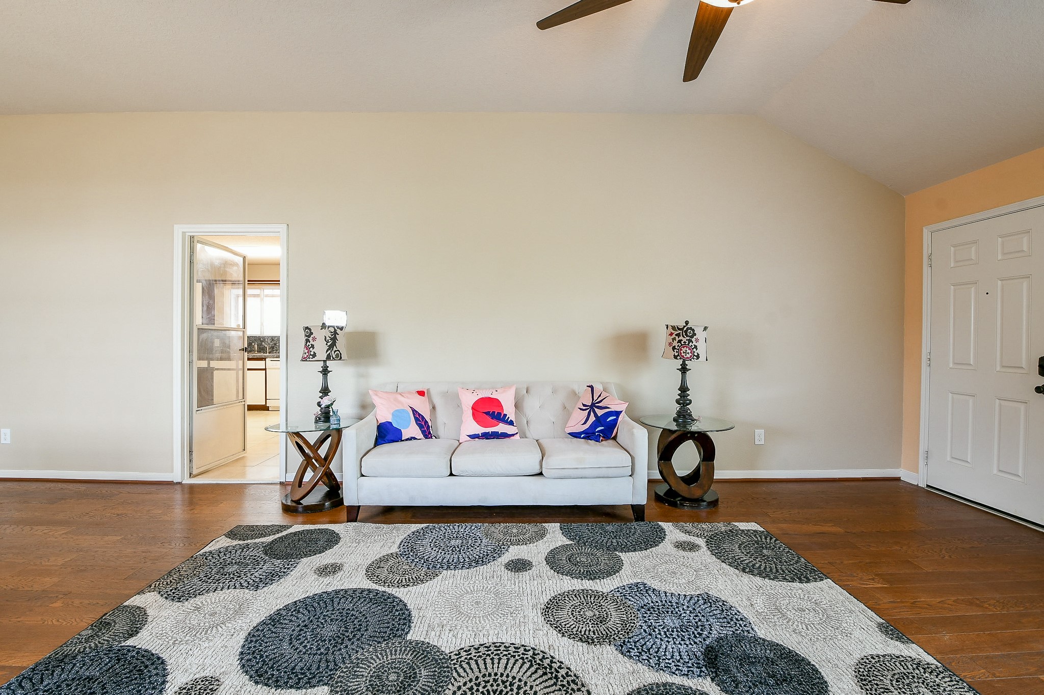 5818 Turmeric Drive Baytown, TX 77521 - Photo 10 of 50 a bedroom with a bed and wooden floor