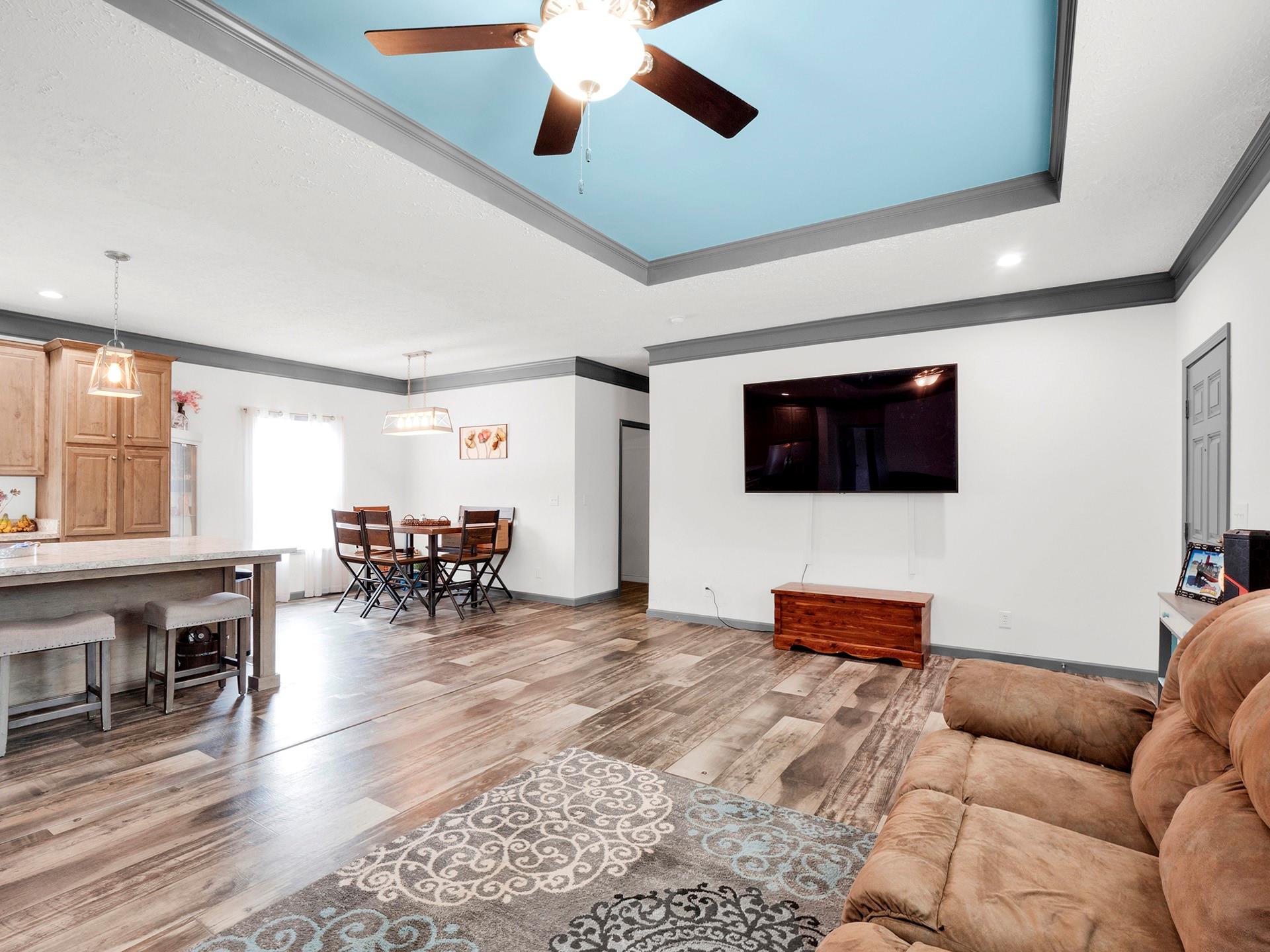 550 North Burris Road Sharon, SC 29742 - Photo 11 of 34 a living room with furniture and wooden floor
