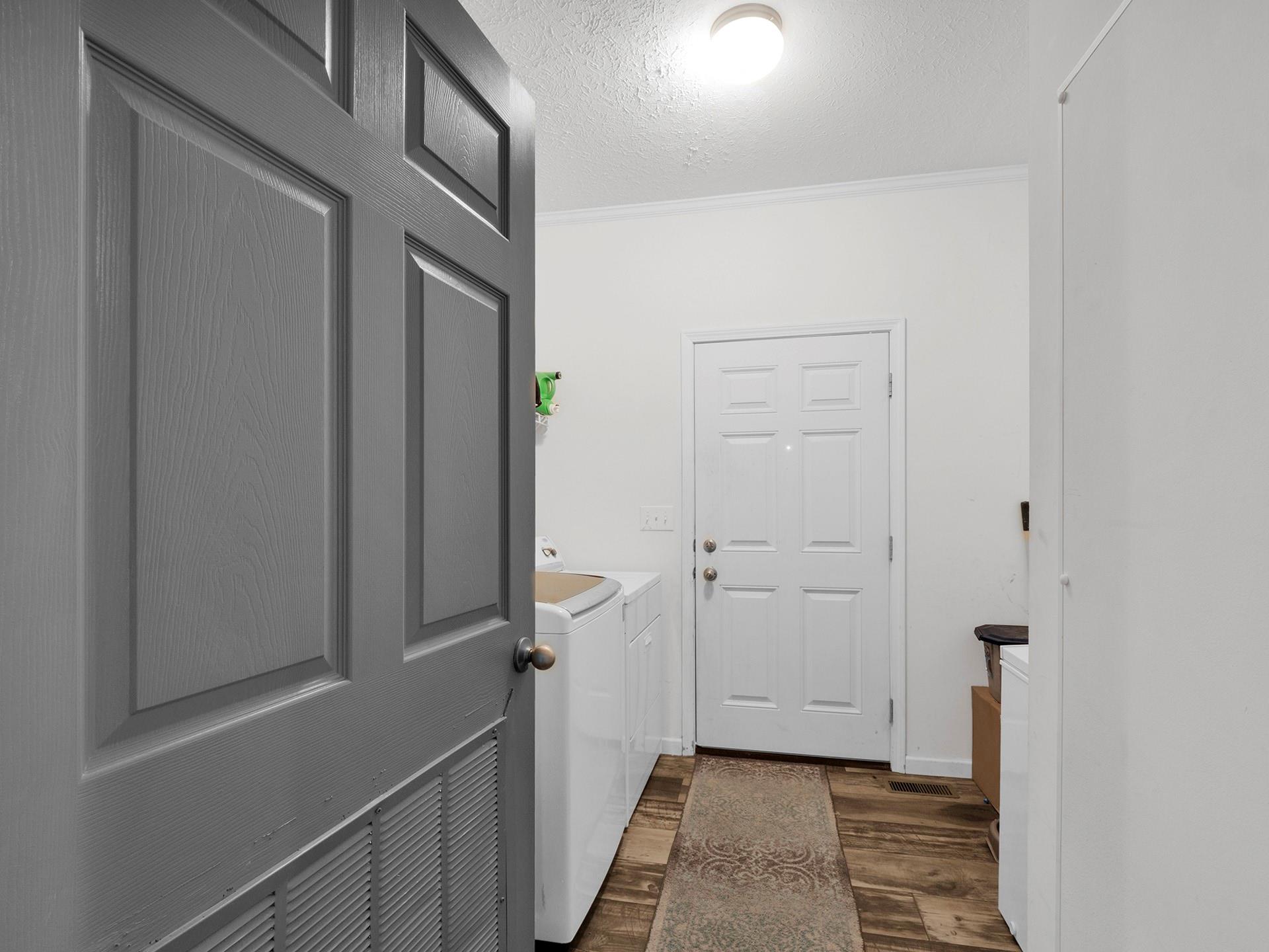 550 North Burris Road Sharon, SC 29742 - Photo 27 of 34 a view of a hallway with closet and wooden floor