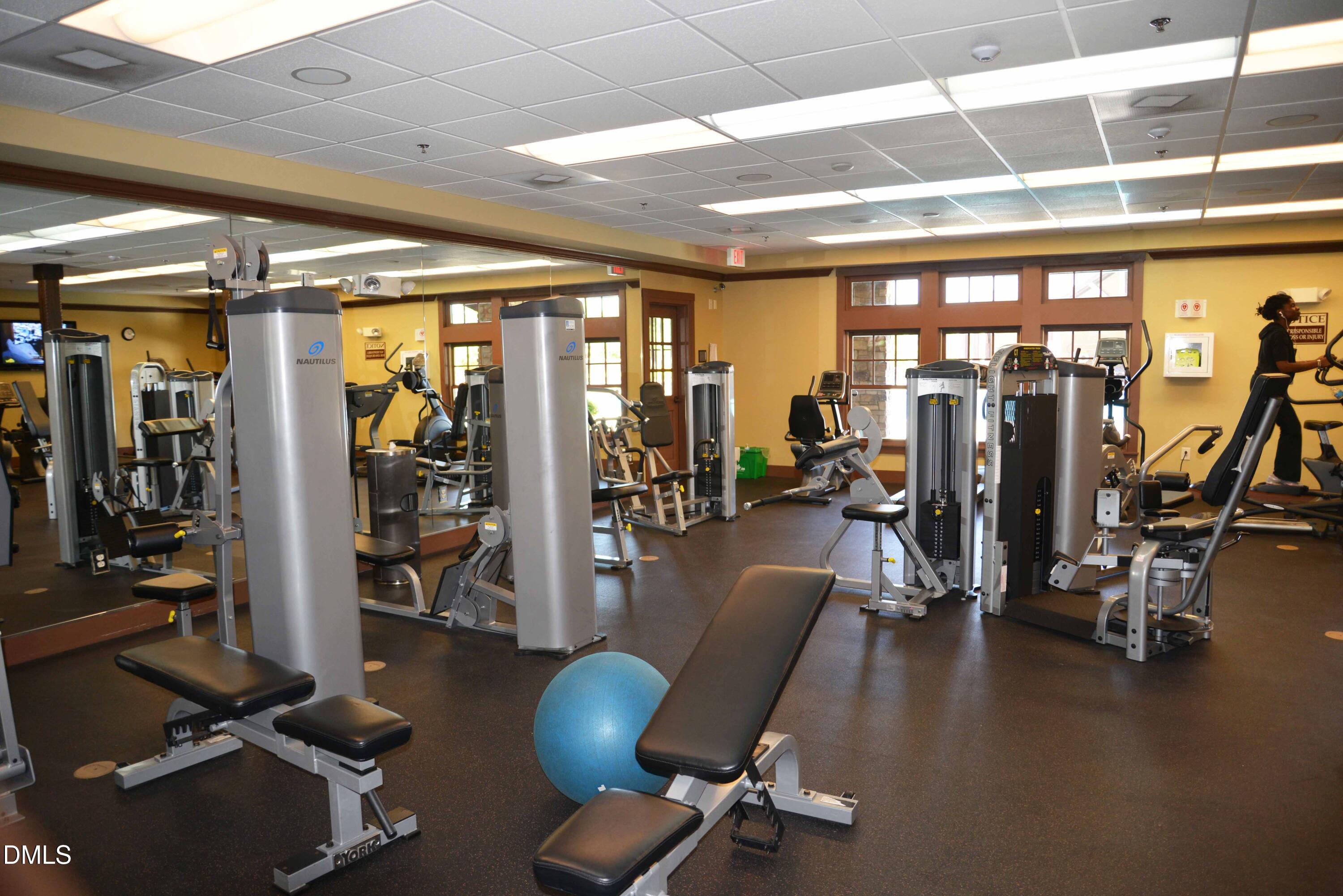3904 Swinton Street Raleigh, NC 27616 - Photo 18 of 20 a view of a room with gym equipment