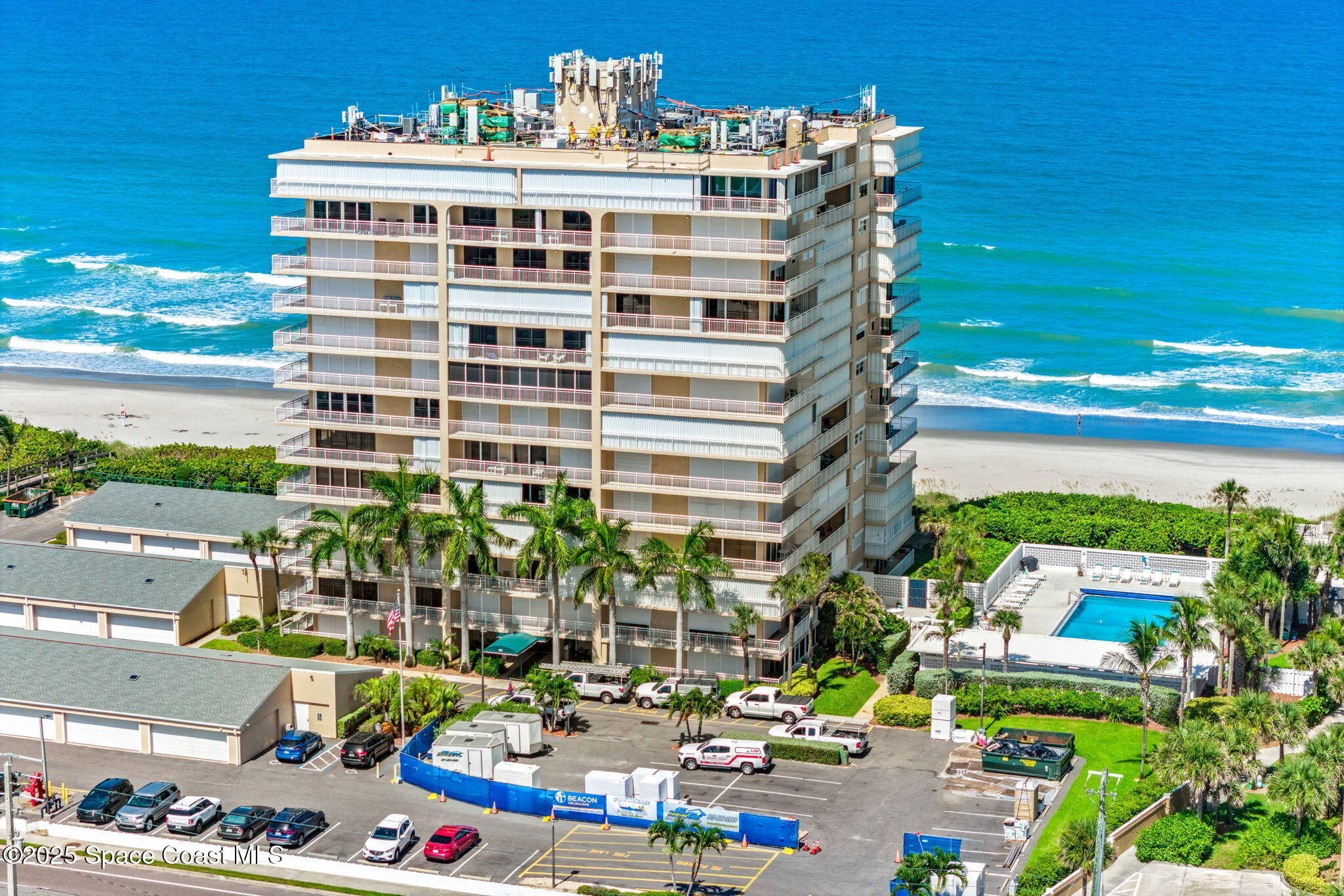 877 N Highway, Unit 904 Indialantic, FL 32903 - Photo 33 of 42 a front view of a building with outdoor space