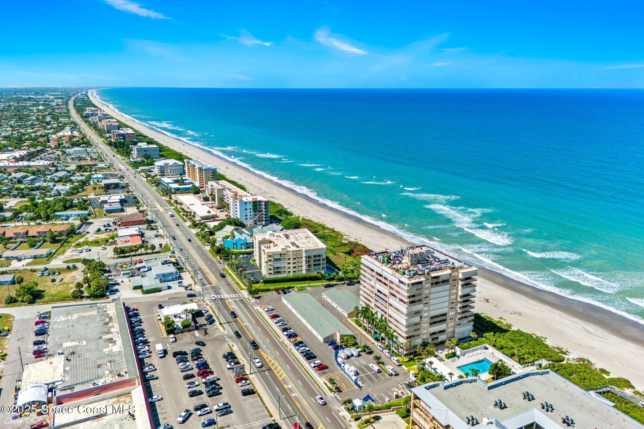 877 N Highway, Unit 904 Indialantic, FL 32903 - Photo 34 of 42 a view of city with ocean view
