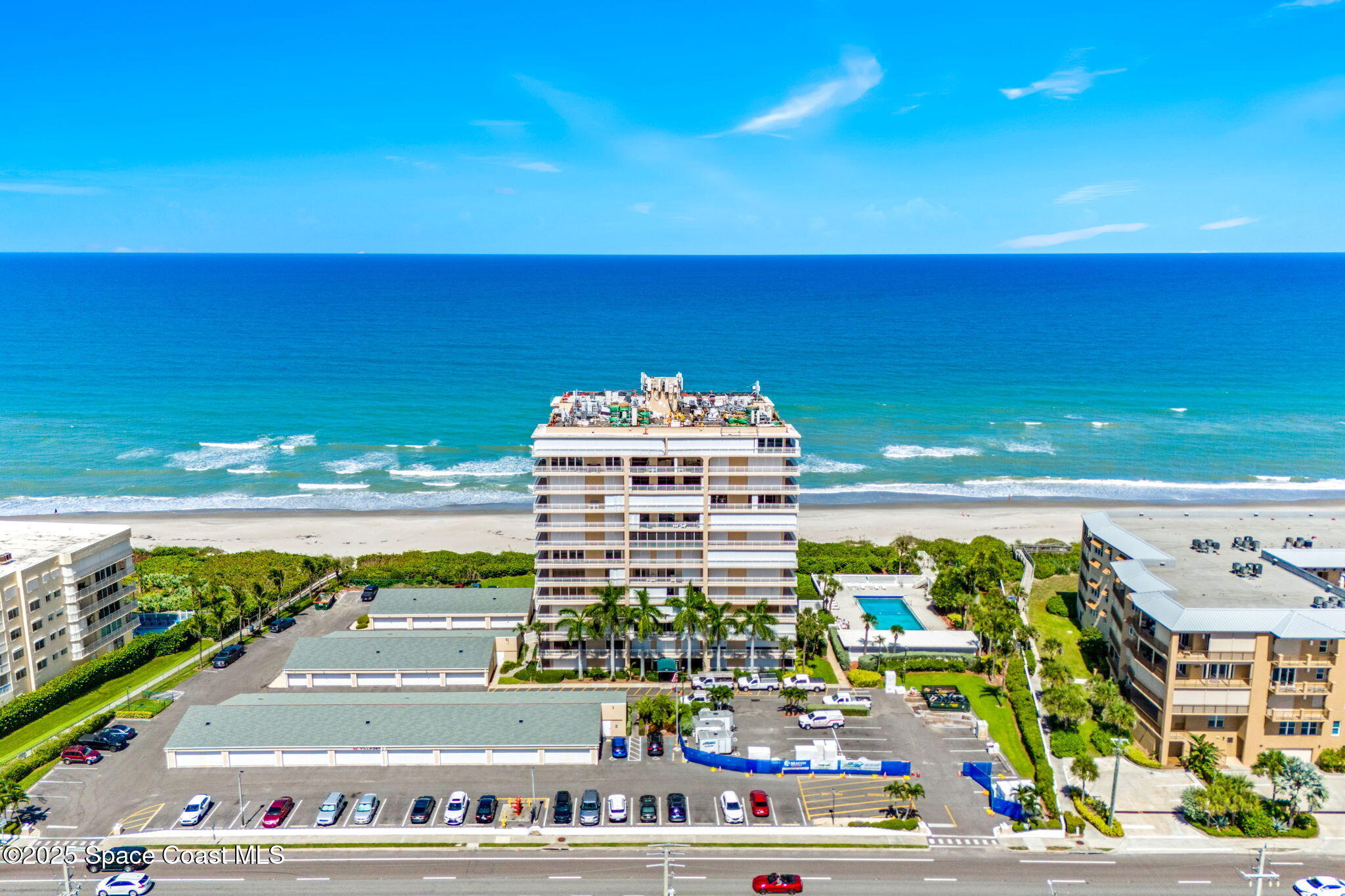 877 N Highway, Unit 904 Indialantic, FL 32903 - Photo 41 of 42 a view of a swimming pool with an outdoor seating