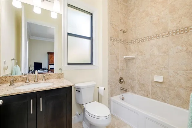 a view of a city with an ocean view