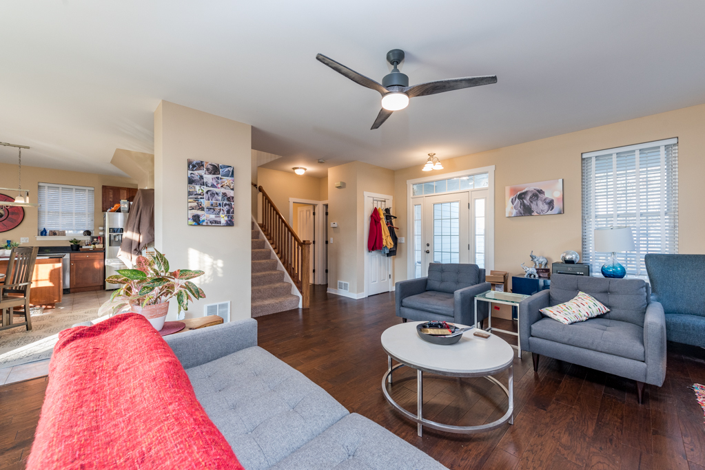 1004 Harris Road Grayslake, IL 60030 - Photo 5 of 24 a living room with furniture and a wooden floor