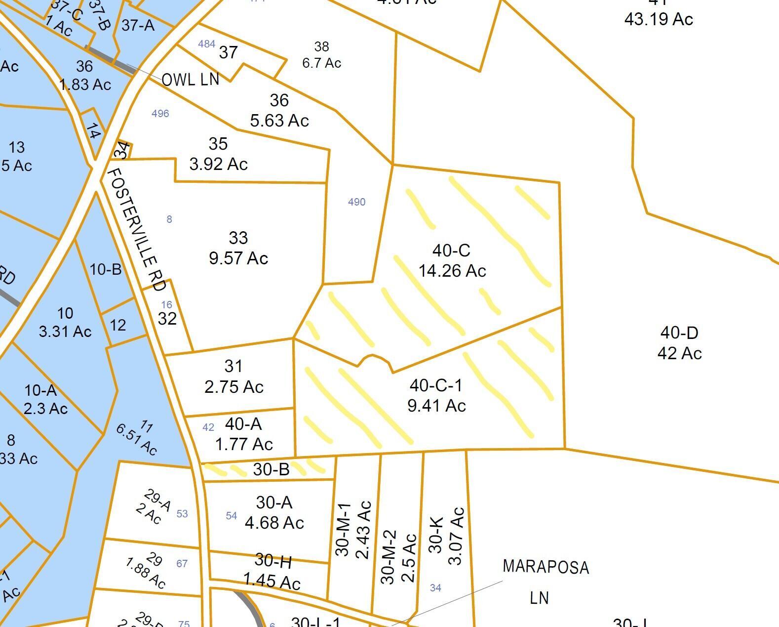 0 Fosterville Road Bridgton, ME 04009 - Photo 10 of 10 Plot Map