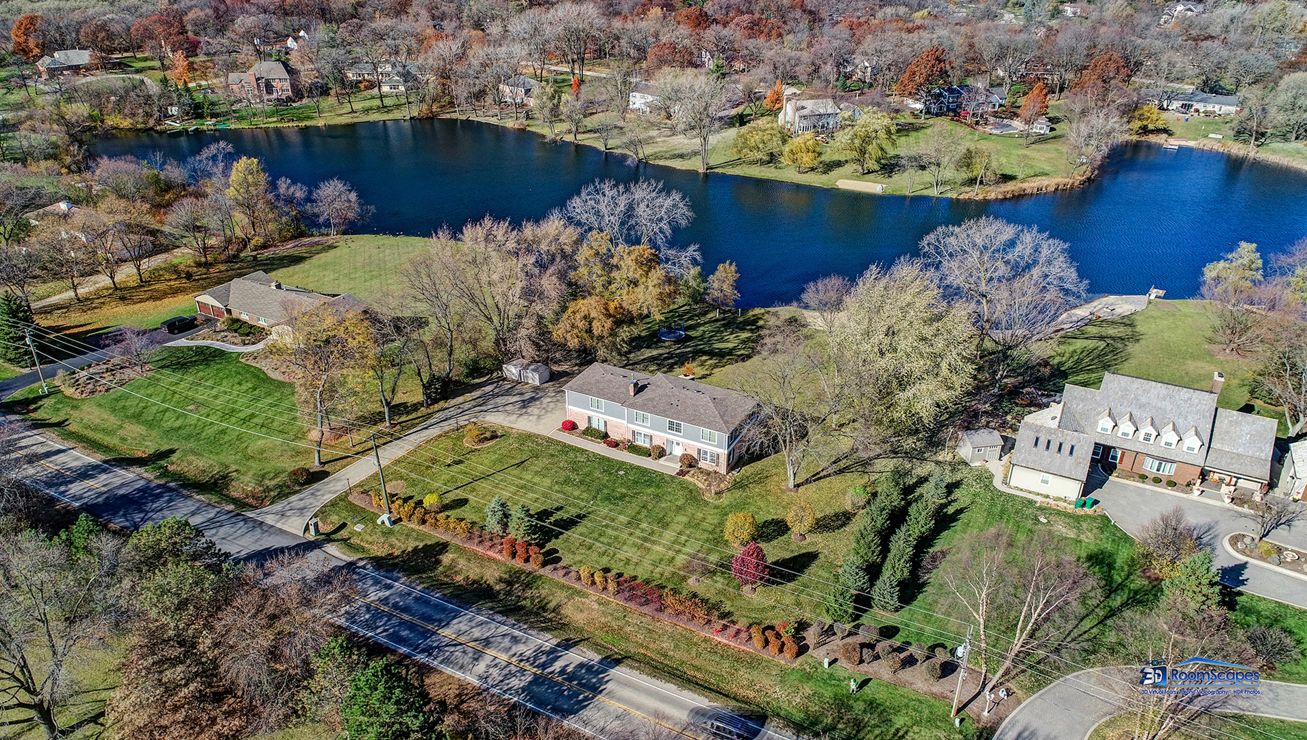 21242 West Long Grove Road Kildeer, IL 60047 - Photo 3 of 42 a view of a garden with plants and lake view