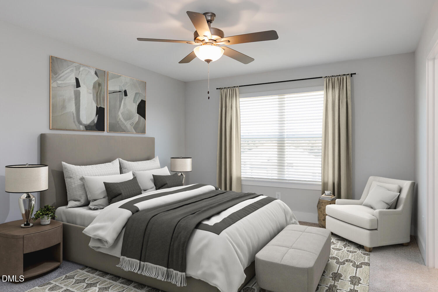 35 Silver Pne Drive Angier, NC 27501 - Photo 20 of 41 a bedroom with a bed and a couch