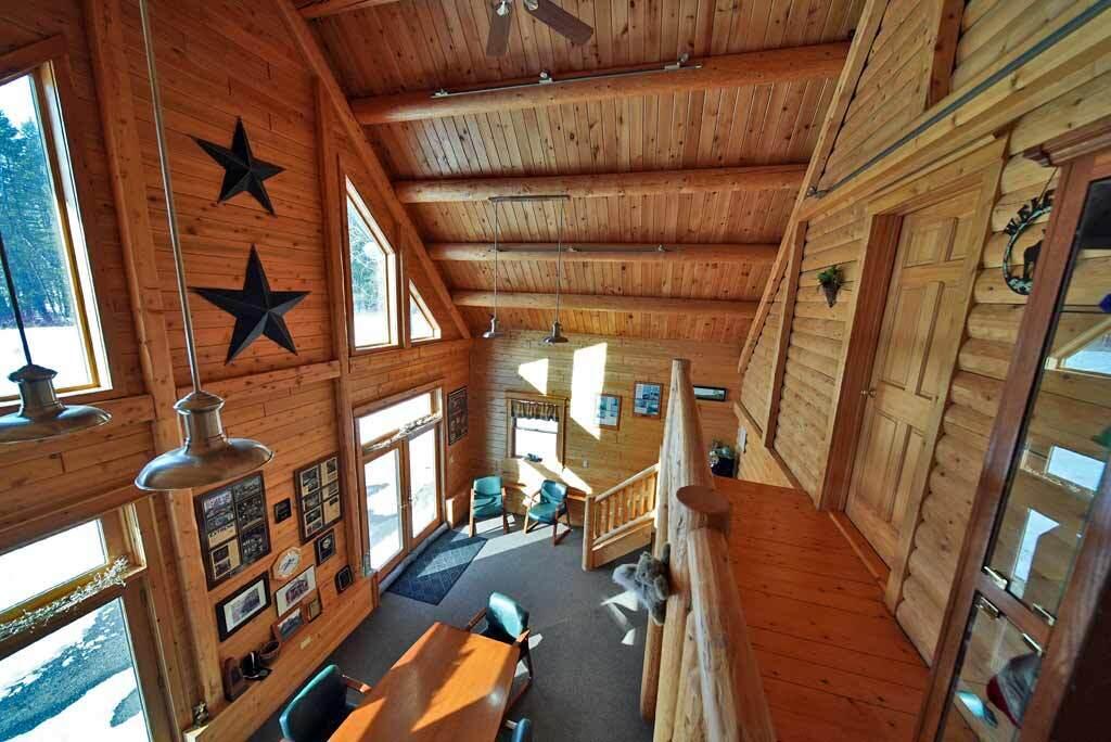 205 Oakfield Smyrna Road Oakfield, ME 04763 - Photo 16 of 88 maine-log-home-cathedral