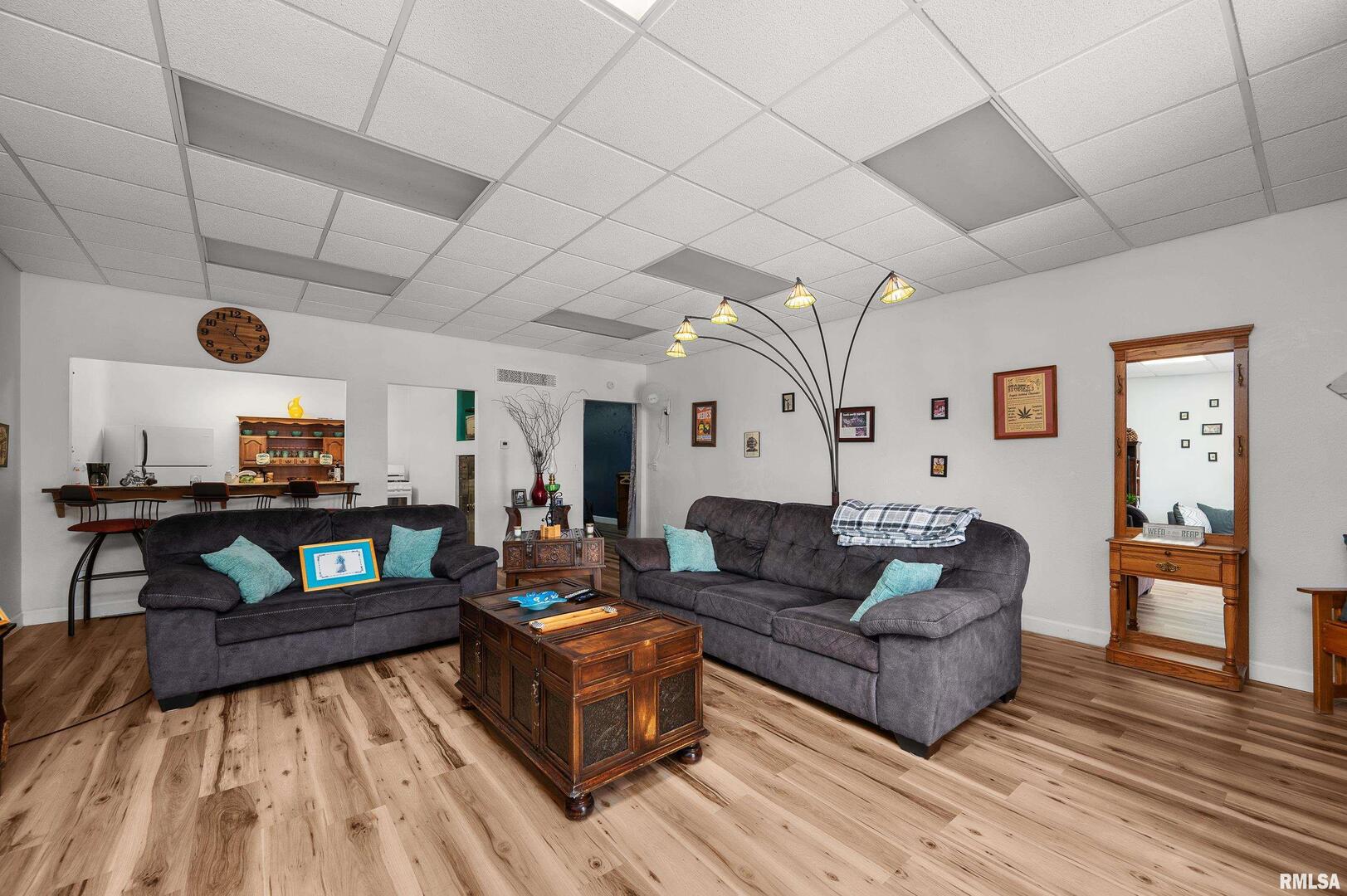 309 Main Street Savanna, IL 61074 - Photo 21 of 58 a living room with furniture and a wooden floor