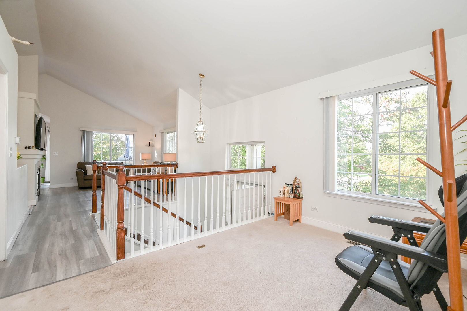714 South Rosehall Lane Round Lake, IL 60073 - Photo 14 of 35 a view of a workspace with furniture and a window