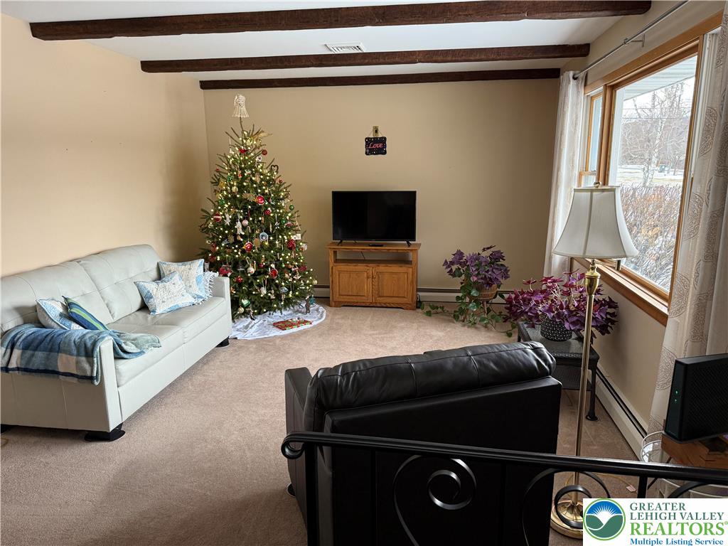 1445 Church Road Wind Gap, PA 18091 - Photo 11 of 37 a living room with furniture and a potted plant
