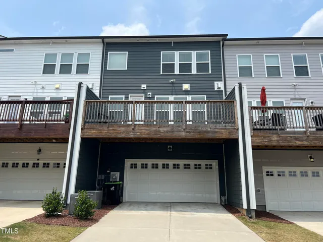 a front view of a house with balcony