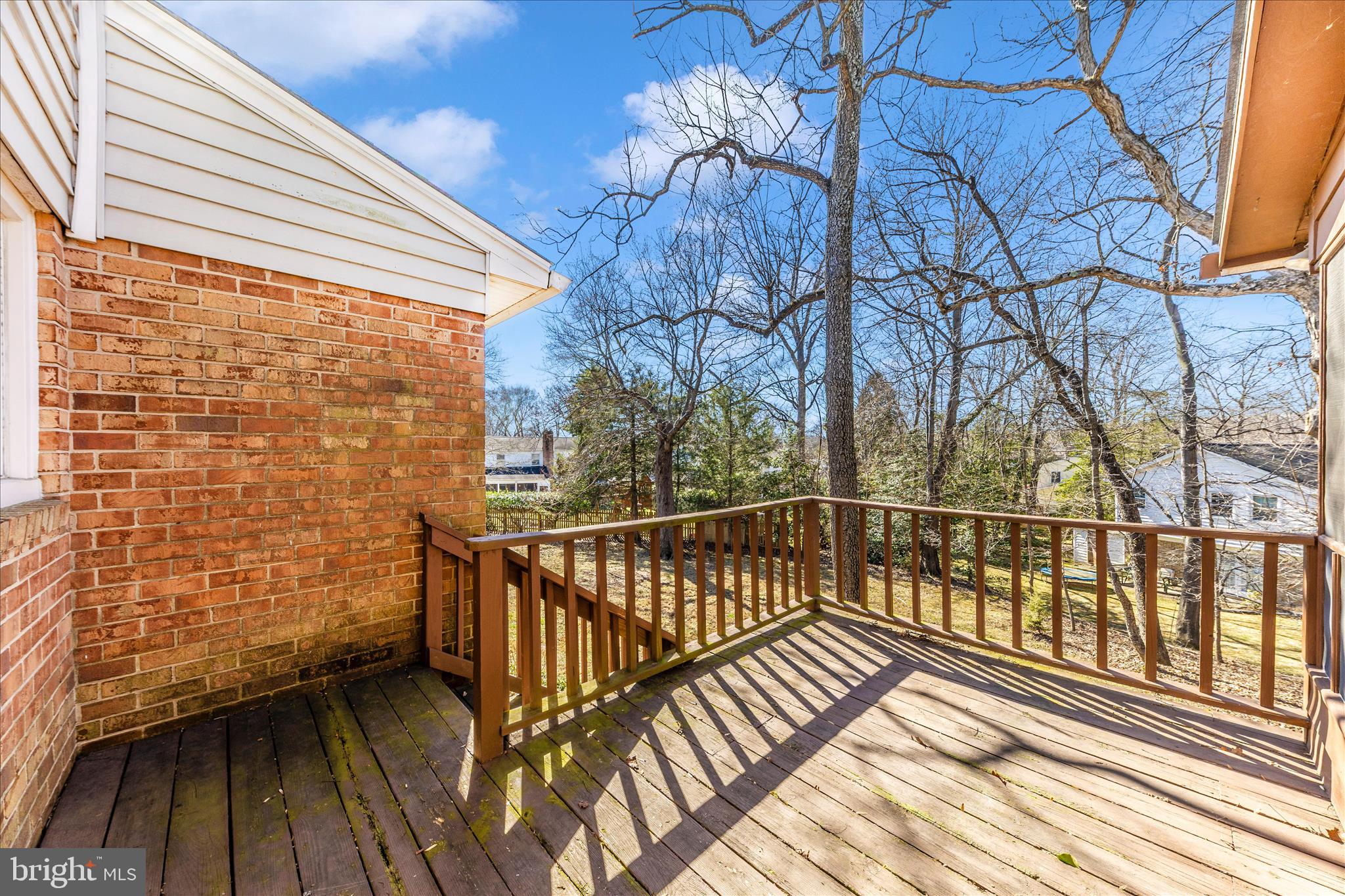 11806 Prestwick Road Potomac, MD 20854 - Photo 61 of 64 a view of balcony with wooden floor
