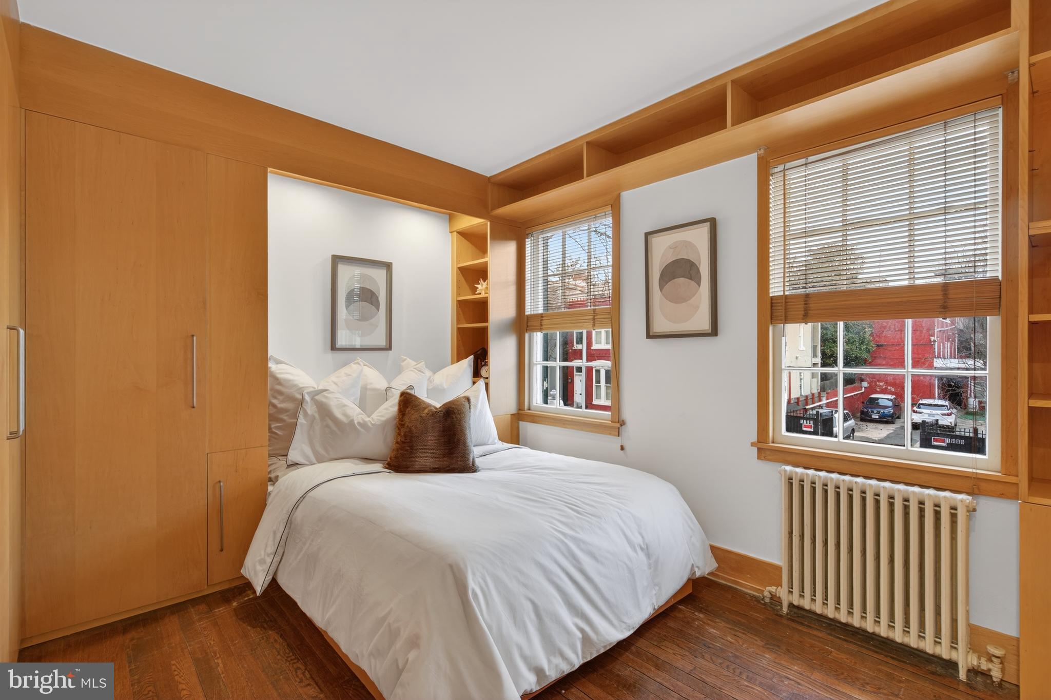 1610 33rd Street Northwest Washington, DC 20007 - Photo 14 of 25 Thoughfully designed second floor bedroom