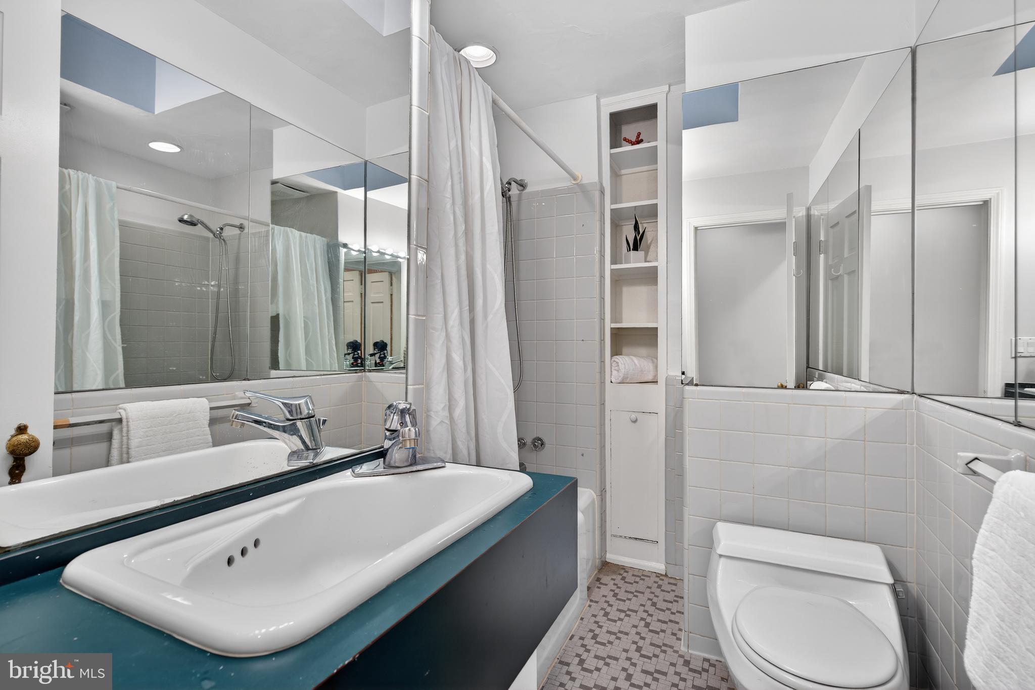 1610 33rd Street Northwest Washington, DC 20007 - Photo 17 of 25 upstairs full bath