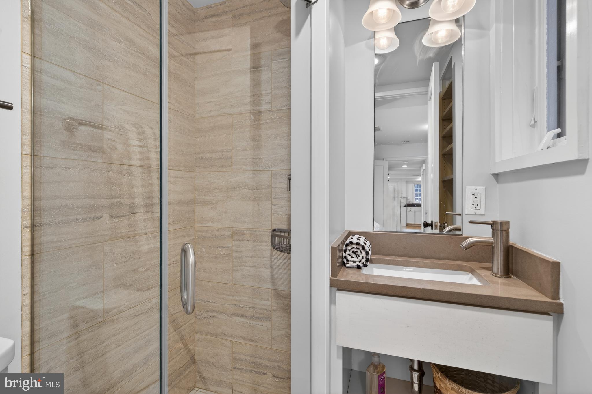 1610 33rd Street Northwest Washington, DC 20007 - Photo 21 of 25 Updated bathroom