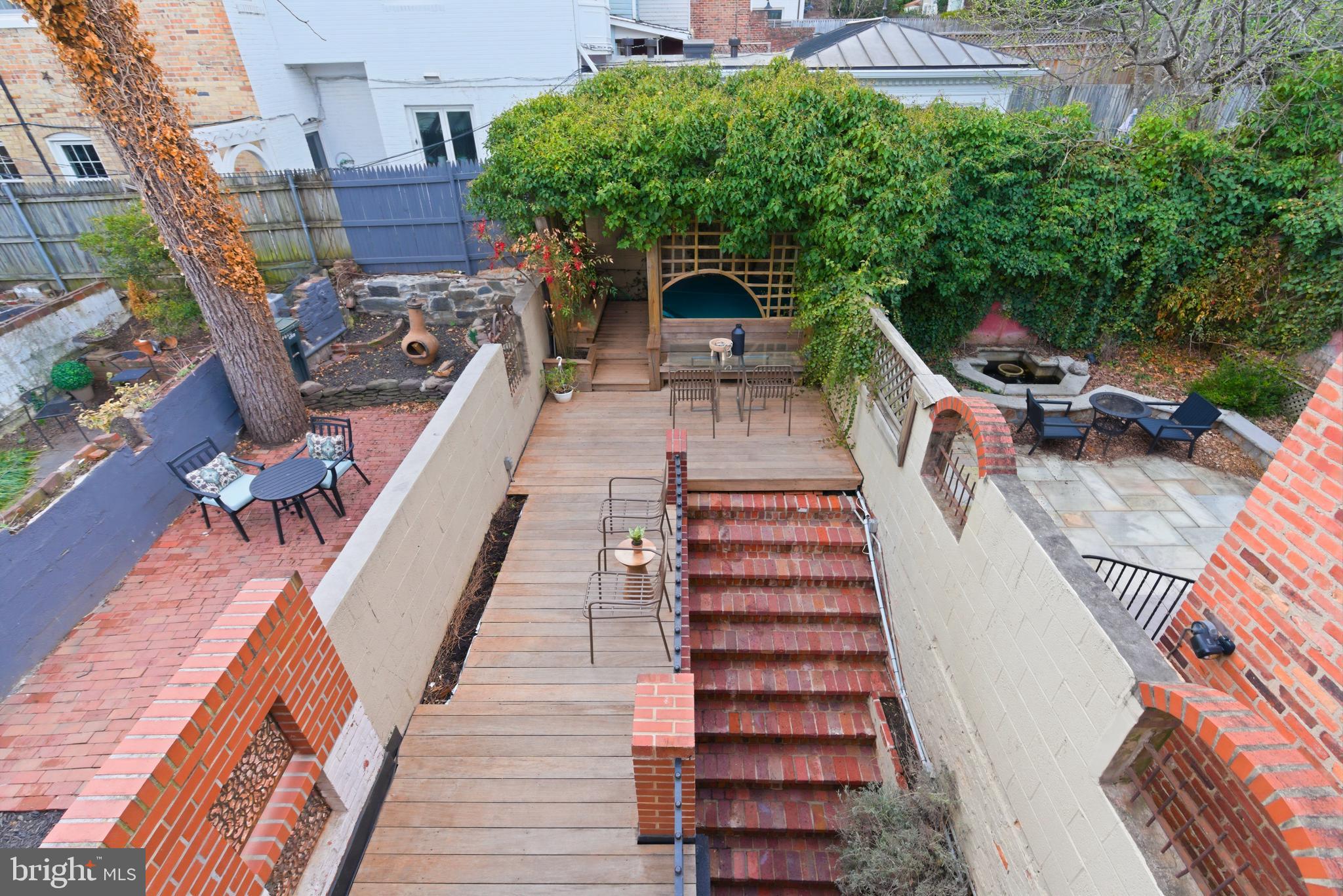 1610 33rd Street Northwest Washington, DC 20007 - Photo 22 of 25 Spectacular garden!