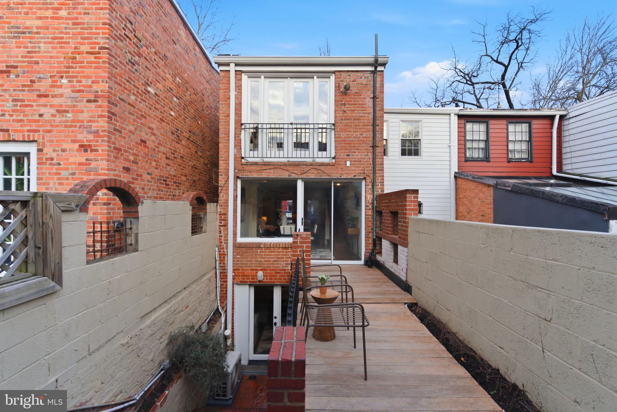 1610 33rd Street Northwest Washington, DC 20007 - Photo 24 of 25 Garden walls provide private