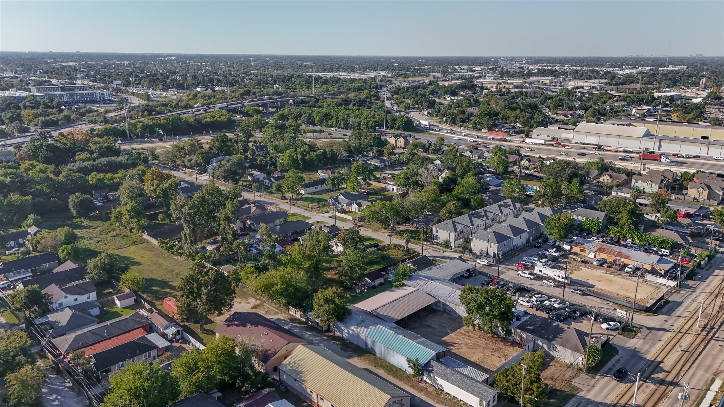 119 Sylvester Road Houston, TX 77009 - Photo 14 of 16 an aerial view of multiple house